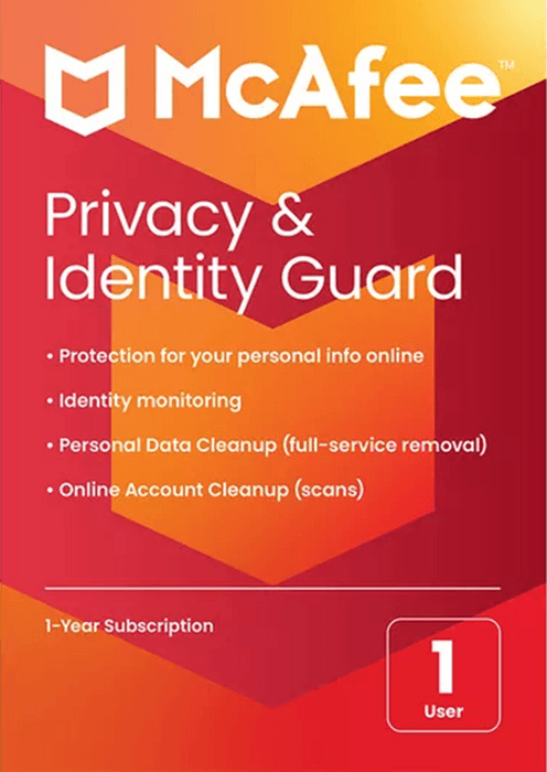 McAfee Privacy & Identity Guard 1-Year / 1-Device product image