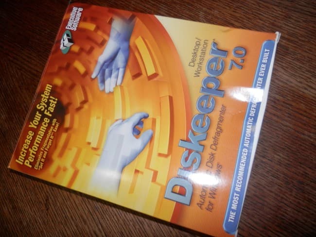 DISKEEPER 7.0 DISK DEFRAGMENTER for WINDOWS PC SOFTWARE COMPLETE product image